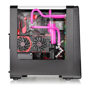 Thermaltake View 28 RGB Riing Edition Gull-Wing Window Mid Tower Case : image 2