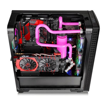 Thermaltake View 28 RGB Riing Edition Gull-Wing Window Mid Tower Case : image 3