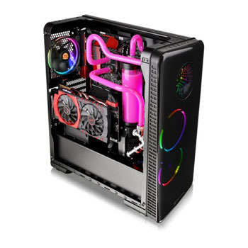 Thermaltake View 28 RGB Riing Edition Gull-Wing Window Mid Tower Case : image 4