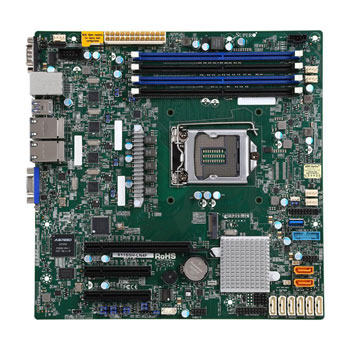 Supermicro X11SSH-LN4F-O Micro ATX Server Motherboard LGA 1151 Intel C236 : image 3