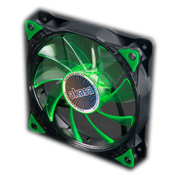 120mm Green Case Fans 15-LEDs Cooling For Computer PC Cases CPU Coolers And /"