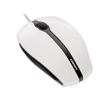 CHERRY White Gentix Wired USB Optical PC Mouse : image 1