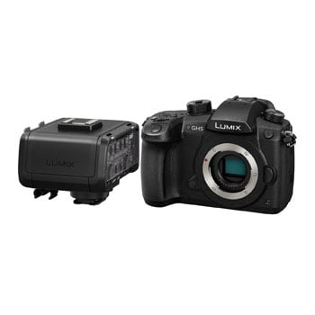 Panasonic DC-GH5 Ultra HD 4K Digital Video Camera + DMW-XLR1 XLR Microphone Adapter Bundle : image 1