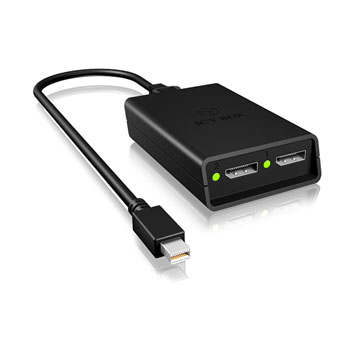 ICY BOX DP to Dual DP Graphics Splitter with mDP LN79102 - IB-SPL1023 ...
