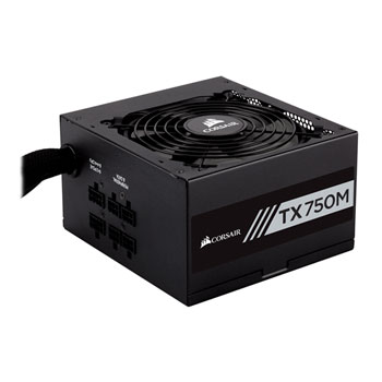 Corsair 750W TX750M 80+ Gold Hybid Modular Power Supply/PSU