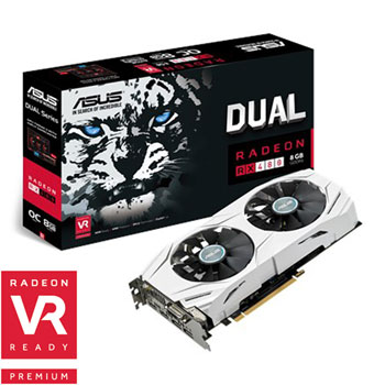 ASUS Dual OC RX480 8GB AMD Radeon Graphics Card