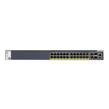 Netgear GSM4328PB-100NES M4300-28G-PoE+ 24x 1G PoE+ 2x 10GBASE-T 2x SFP+ Stackable Switch : image 2
