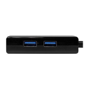 StarTech.com USB 3.0 to Gigabit NIC Adapter with Built In USB 2 Port Hub : image 2