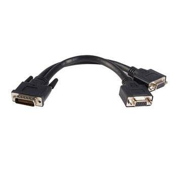 StarTech.com LFH 59 Male to Dual Female VGA DMS 59 Cable