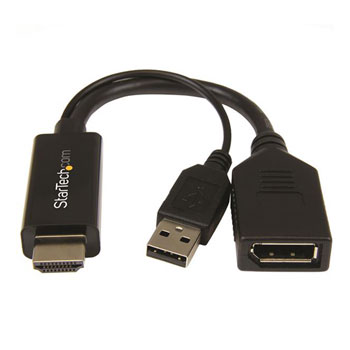 Mona Lisa Slægtsforskning Cruelty HDMI to DP Adapter Converter 4K from StarTech.com LN79831 - HD2DP | SCAN UK