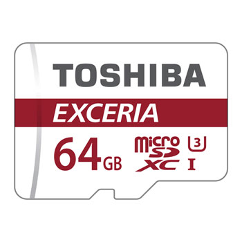Toshiba 64GB M302 MicroSD UH3 4K High Speed with Adaptor : image 1