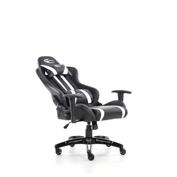 Neo Media Racing Gaming Chair White Black With Arm Rests Ln79935 Ice White Chair Scan Uk