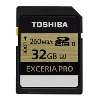 Toshiba 32GB Pro N101 UHS II SD Card Extreme Performance LN80130