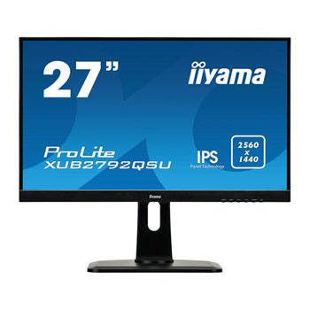 iiyama Prolite 27" XUB2792QSU-B1 WQHD IPS Monitor : image 1