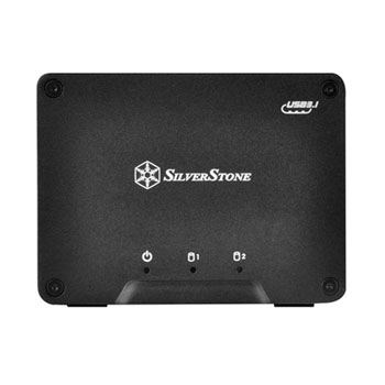 Silverstone SST-DS223 External dual-Bay 2.5"" RAID enclosure w/ USB 3.1 Type-C gen 2 : image 3