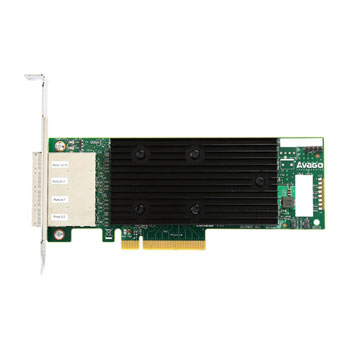 Broadcom 9305-16e 16 Port PCIe 3.0 x8 Low Profile SAS 9305 12 Gb/s SAS Host Bus Adapter : image 1