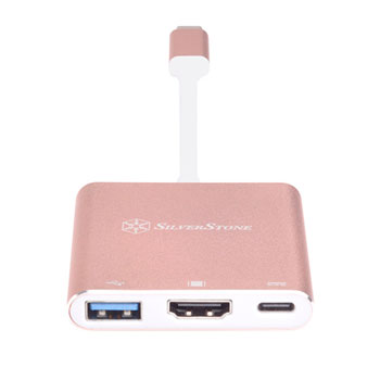 Silverstone SST-EP08P USB 3.1 Type-C to USB Type-A  USB Type-C PD with 4K capable HDMI Port : image 2