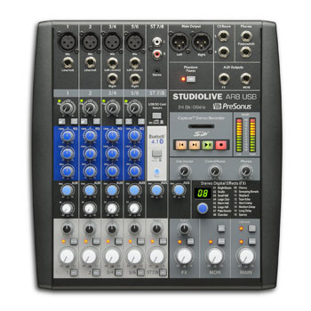 PreSonus StudioLive AR8 8 Channel Hybrid Mixer