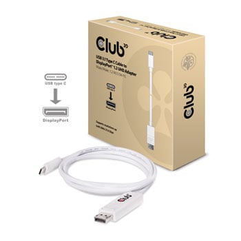 Club3D 1.2m USB TYPE C to DisplayPort 1.2a Adaptor Cable : image 1