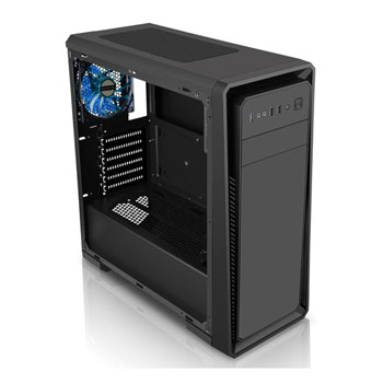 CIT Dark Soul Mid Tower PC Gaming Case With 1x 120mm Blue LED Fan : image 2