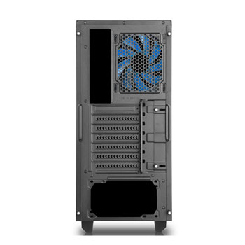 CIT Dark Soul Mid Tower PC Gaming Case With 1x 120mm Blue LED Fan : image 4