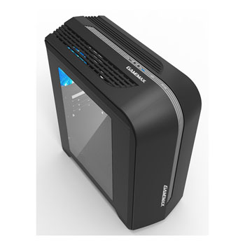 GameMax Centauri Windowed PC Gaming Case with 1x Blue LED Fan : image 2
