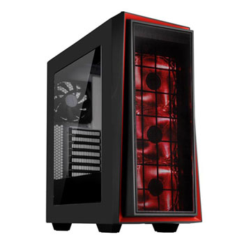 Silverstone SST-RL06BR-PRO Red Line Tower ATX Black w/ Red trim with Side window : image 1