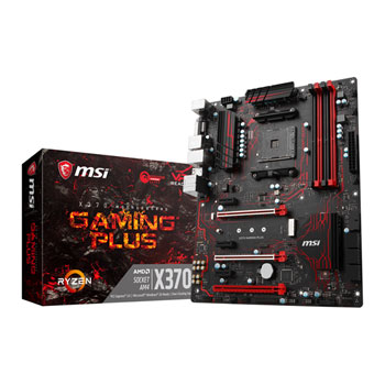 MSI AMD Ryzen AM4 X370 GAMING PLUS ATX Motherboard