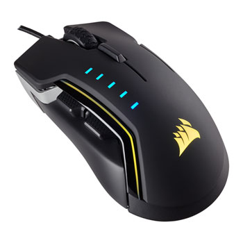 Corsair RGB GLAIVE Optical PC Gaming Mouse Aluminium