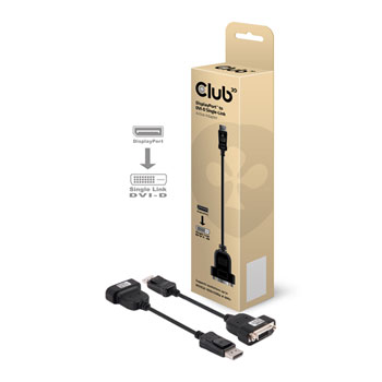 Club3D 20cm DP to DVI-D SL Active Adapter Cable