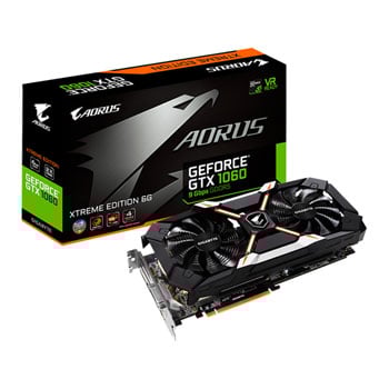 Gigabyte AORUS NVIDIA GeForce GTX 1060 6GB XTREME PLUS LN81004 GV N1060AORUS X 6GD SCAN UK