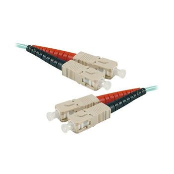 cord OM3 LSZH 50/125 SC/SC Aqua- 20 m Fiber : image 1