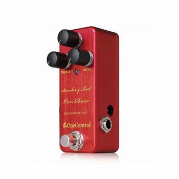 One Control Strawberry Red Overdrive Guitar Pedal : image 2