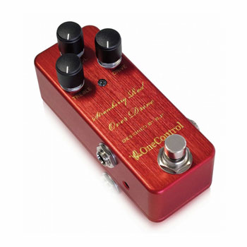 One Control Strawberry Red Overdrive Guitar Pedal : image 3