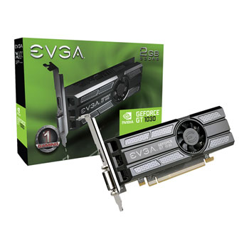 EVGA NVIDIA GeForce GT 1030 2GB SC Low Profile LN81509 - 02G-P4-6333-KR ...