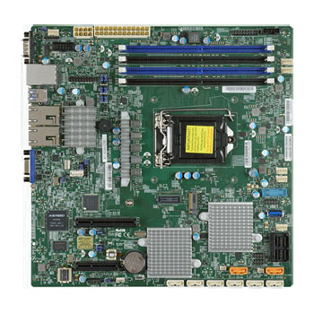 Supermicro LGA1151 Micro ATX Server Motherboard X11SSH-CTF-O : image 1
