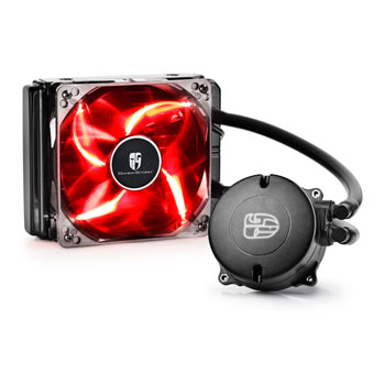 DeepCool MAELSTROM 120T RED LED AIO Liquid CPU Cooler : image 1