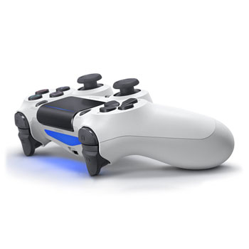 white ps4 controller light