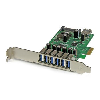 StarTech 7 Port PCI Express SuperSpeed USB 3.0 Adapter : image 1
