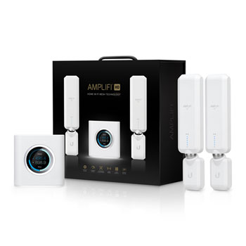 AmpliFi HD Home Wi-Fi Mesh Router Kit with 2x Mesh Points