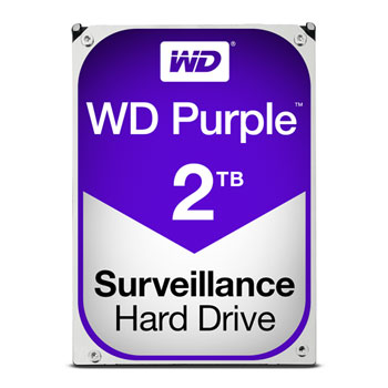 WD Purple 2TB 3.5" Surveillance AV/CCTV HDD/Hard Drive WD20PURZ : image 1