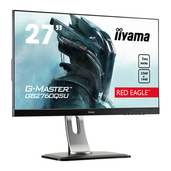 iiyama 27" G-MASTER Red Eagle 2K 144Hz FreeSync Gaming Monitor Speakers