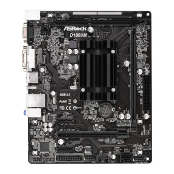 ASRock Dual Core Celeron D1800M Micro ATX Motherboard LN82126 - 90 ...