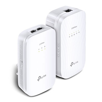 TPLINK Gigabit Powerline twin pack with wireless 11ac : image 1