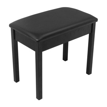 On-Stage Keyboard / Piano Bench (Black) : image 1