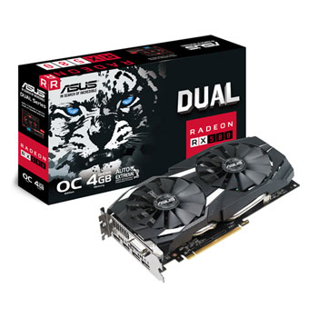 ASUS AMD RADEON RX 580 4GB DUAL OC Graphics Card