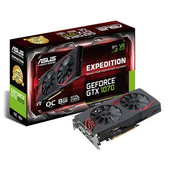 ASUS Expedition GeForce GTX 1070 OC edition 8GB GDDR5 Graphics Card : image 1