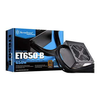 650W Silverstone SST-ET650-B Strider Essential Series Power Supply : image 1