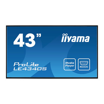 Iiyama 43" LE4340S-B1 AMVA3 Large Format Signage Display : image 1