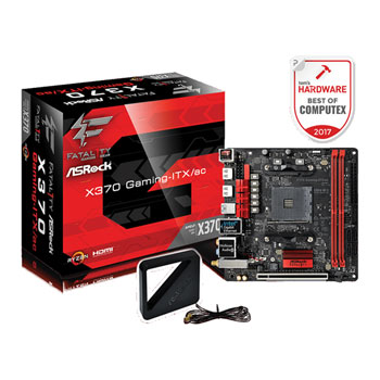 ASRock X370 Fatal1ty X370 Gaming-ITX/ac RGB AMD Socket AM4 Motherboard